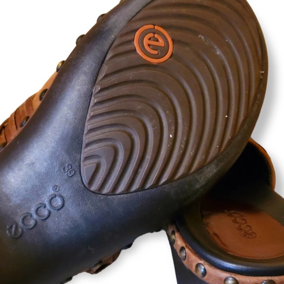 Ecco clogs leather size 8 - Picture 4 of 6